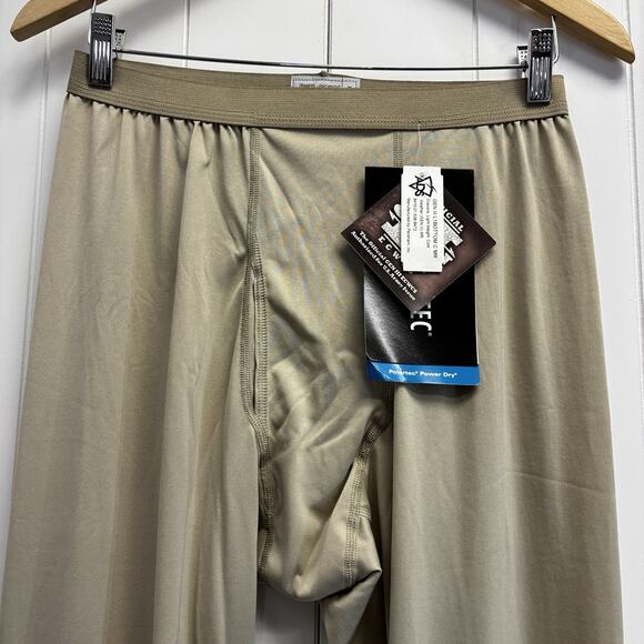 NWT Gen III Army ECWCS Polortec Men Athletic Base Layer Size M Beige Lightweight - Picture 4 of 6